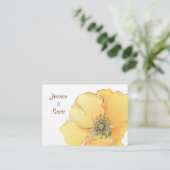 Watercolor Florals Wedding Directors Card Begleitkarte (Stehend Vorderseite)