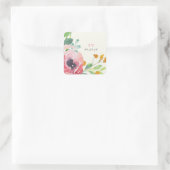 Watercolor Florals Wedding Stickers (Tasche)