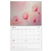 Watercolor Flower Abstract Calendar Kalender (Mär 2027)