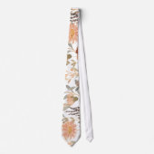 watercolor flower collage tie krawatte (Vorderseite)