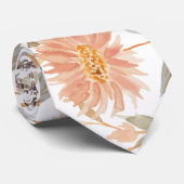 watercolor flower collage tie krawatte (Gerollt)