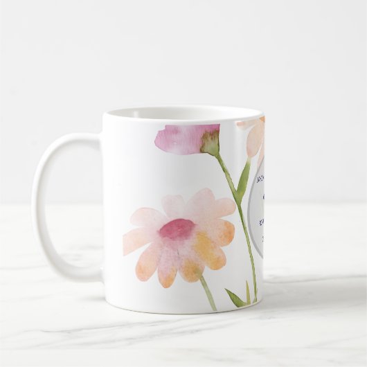 watercolor flower editable kaffeetasse (Links)
