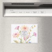 watercolor flower editable magnet (In Situ (Geschirrspüler))