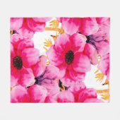 Watercolor flower seamless pattern background,beau fleecedecke (Vorderseite (Horizontal))