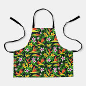 Watercolor Flowers And Fruit Floral Pattern-23768 Schürze (Vorderseite)