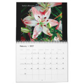 Watercolor Flowers Calendar Kalender (Feb 2027)