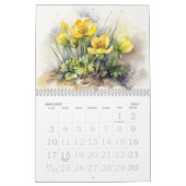Watercolor Flowers Calendar Kalender (Jan 2027)