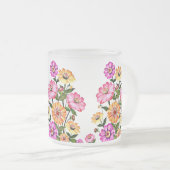 Watercolor Flowers Design-34063 Mattglastasse (VorderseiteRechts)
