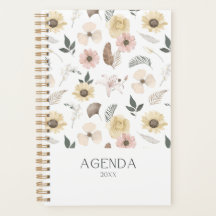 Watercolor Flowers Planner