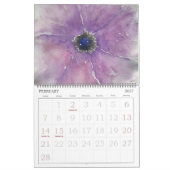 Watercolor Flowers Two Page 12-Month Calendar  Kalender (Feb 2027)