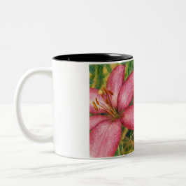 Watercolor Flowers Zweifarbige Tasse