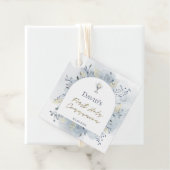 watercolor foliage First Communion Geschenkanhänger (Beispiel)