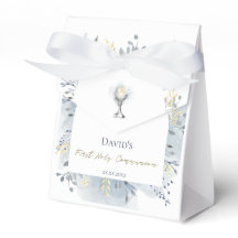 watercolor foliage First Holy Communion