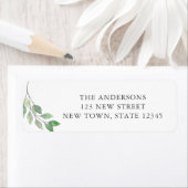 Watercolor Foliage Return Address  (Insitu)