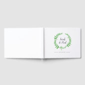 Watercolor Foliage Wedding Gästebuch (Voll)