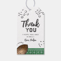 Watercolor Football Danke