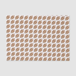 Watercolor Football Pattern Seidenpapier
