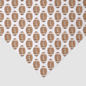 Watercolor Football Pattern Seidenpapier (Ausschnitt)