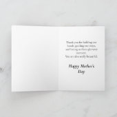 Watercolor For All You Do Mother's Day Karte (Innenseite)