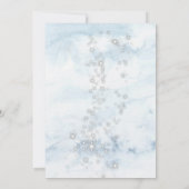 Watercolor Forest Glass Company Weihnachten Party Einladung (Rückseite)