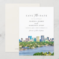 Watercolor Fort Lauderdale Florida Save the Date