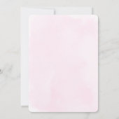 Watercolor French Macaroons Baby Birthday Party Einladung (Rückseite)