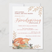 Watercolor-Friendsgiving-Potlucks-Einladung Einladung (Vorderseite)