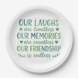 Watercolor Friendship Quote Pappteller