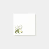 Watercolor-Frosch Post-it Klebezettel (Vorderseite)