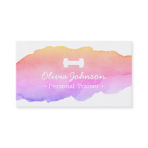 Watercolor-Galaxie Rosa Fitness-Trainerin