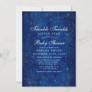 Watercolor-Galaxie Twinkle Twinkle Stern Baby Show Einladung