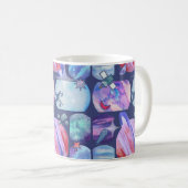 Watercolor Galaxy Patchwork Kaffeetasse (VorderseiteRechts)