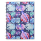 Watercolor Galaxy Patchwork Notizblock (Vorderseite)