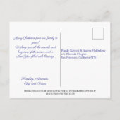 Watercolor Galilee Bible Christmas Postcard Postkarte (Rückseite)