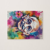 Watercolor Gandhi Puzzle (Horizontal)