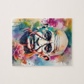 Watercolor Gandhi Puzzle (Horizontal)