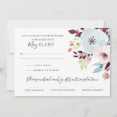 Watercolor Garden Wedding UAWG Einladung (Vorderseite)
