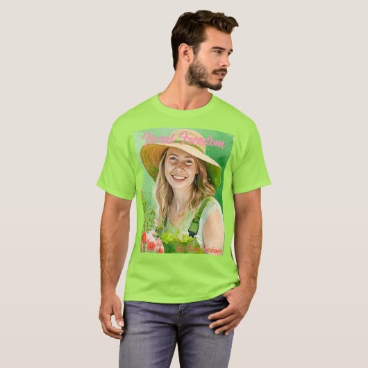 Watercolor Gardener T - Shirt (Vorne ganz)