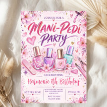 Watercolor Geburtstags-Blumenrosa Nagellack Schönh