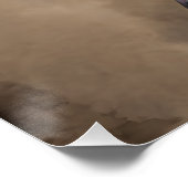 Watercolor Geisha no 4 Poster (Ecke)