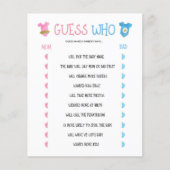 Watercolor Gender offenbaren Ratschläge, wer spiel (Vorderseite)