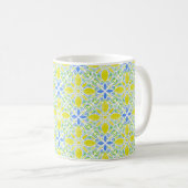 Watercolor Geo _ Citrus Kaffeetasse (VorderseiteRechts)