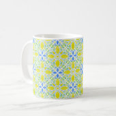 Watercolor Geo _ Citrus Kaffeetasse (Vorderseite Links)