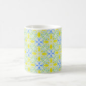 Watercolor Geo _ Citrus Kaffeetasse (Mittel)