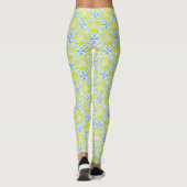 Watercolor Geo _ Citrus Leggings (Rückseite)