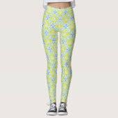 Watercolor Geo _ Citrus Leggings (Vorderseite)