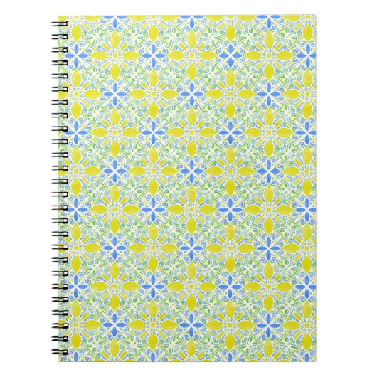Watercolor Geo _ Citrus Notizblock (Vorderseite)