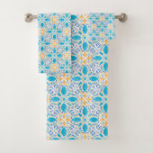 Watercolor Geo _ Summer Badhandtuch Set (Insitu)