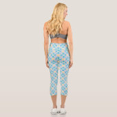 Watercolor Geo _ Summer Capri Leggings (Rückseite)