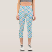 Watercolor Geo _ Summer Capri Leggings (Vorderseite)